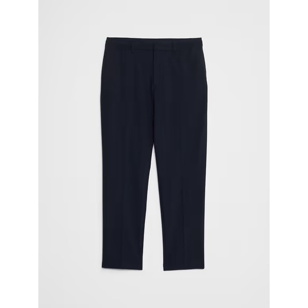 New Banana Republic Tech Pants Mens 36x32 Navy Blue Athletic Fit Tapered NWT
